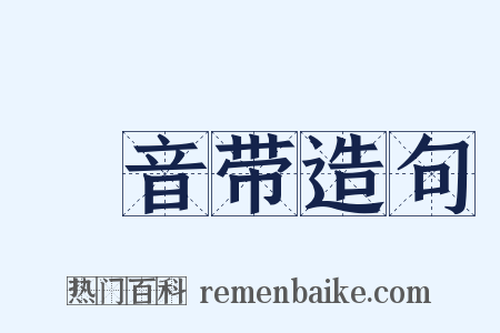 録音带造句是什么意思的图片